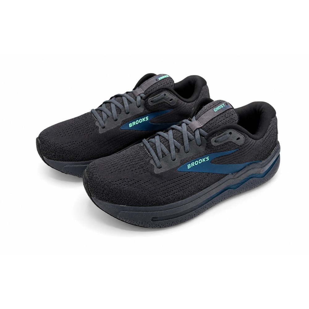 Brooks Ghost Max 2 Men's US 12.5 D Ebony Blue Sapphire Running Shoes 1104311D081